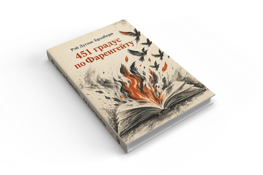 Книга &laquo;451&deg; за Фаренгейтом&raquo; &mdash; обкладинка