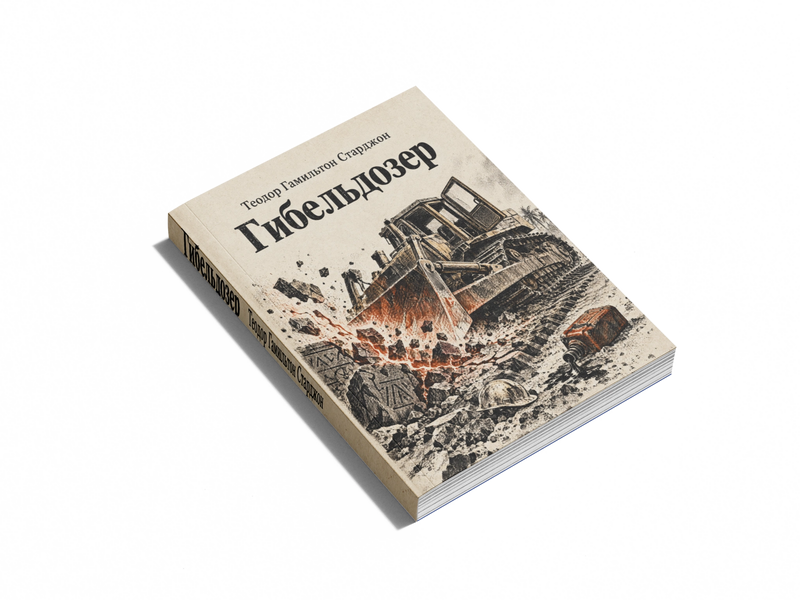 Книга &laquo;Гибельдозер&raquo; &mdash; обложка